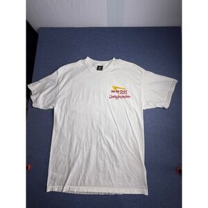 In-N-Out Burger 60th Anniversary Graphic T-Shirt Mens Large White Hanes Beefy-T